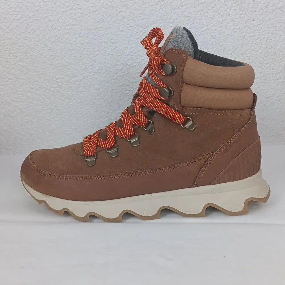 Sorel Velvet Tan Women's Kinetic Conquest Winter Waterproof Boots Size 10 - Picture 3 of 14